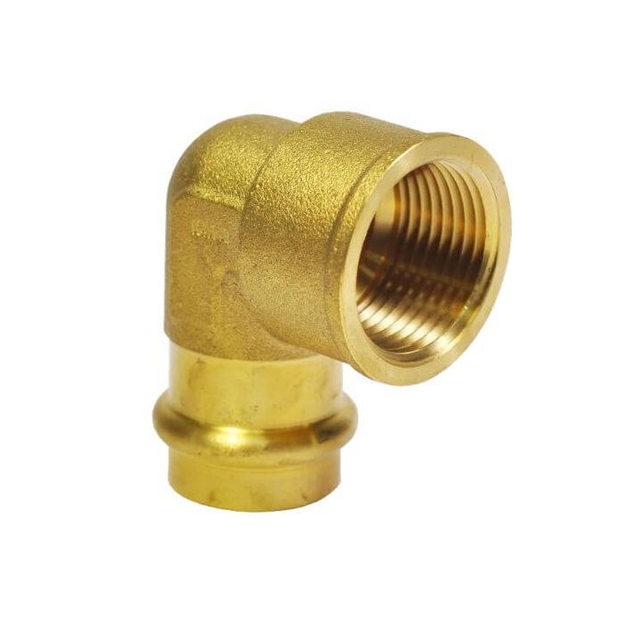 25mm X 1" Female BSP Elbow Water Copper Press