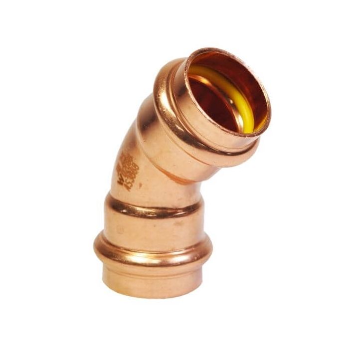 40mm Elbow 45 Deg Gas Copper Press