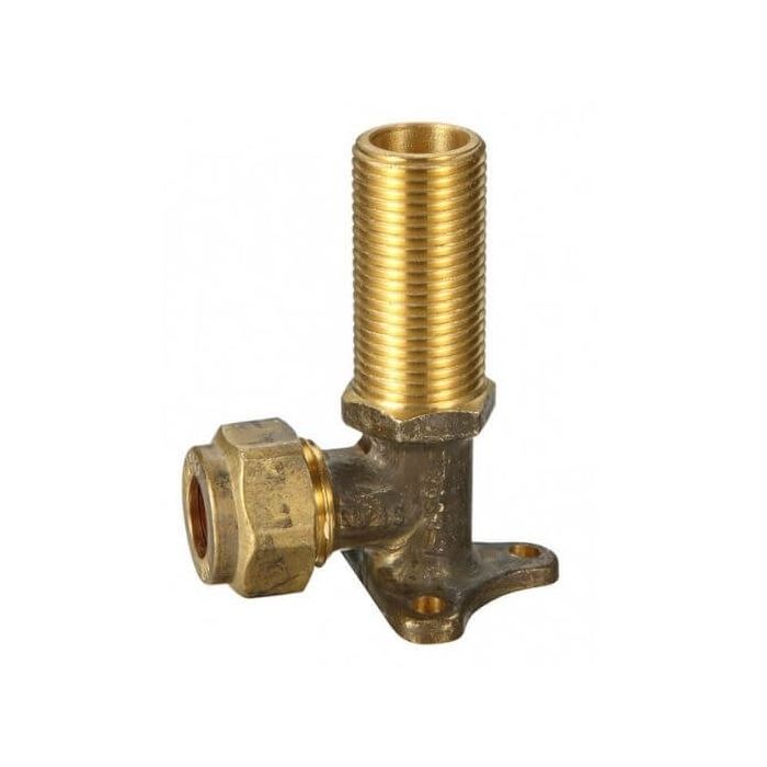 15mm Male BSP X 15C 1/2" Copper Olive Lugged Elbow 19BP Compression
