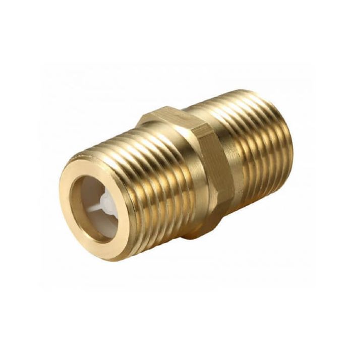 15mm 1/2" Mini Dual Check Valve Male X Male Brass
