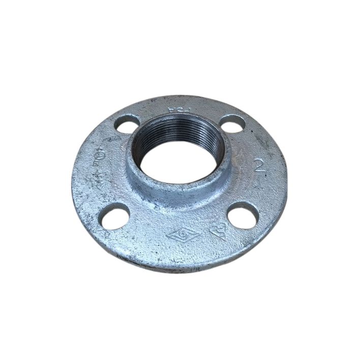 20mm Galvanised Flange Round Drilled   