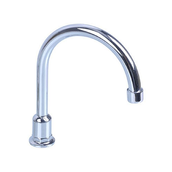 225mm Economy Hob Swivel Tap Outlet Chrome Goose Neck 