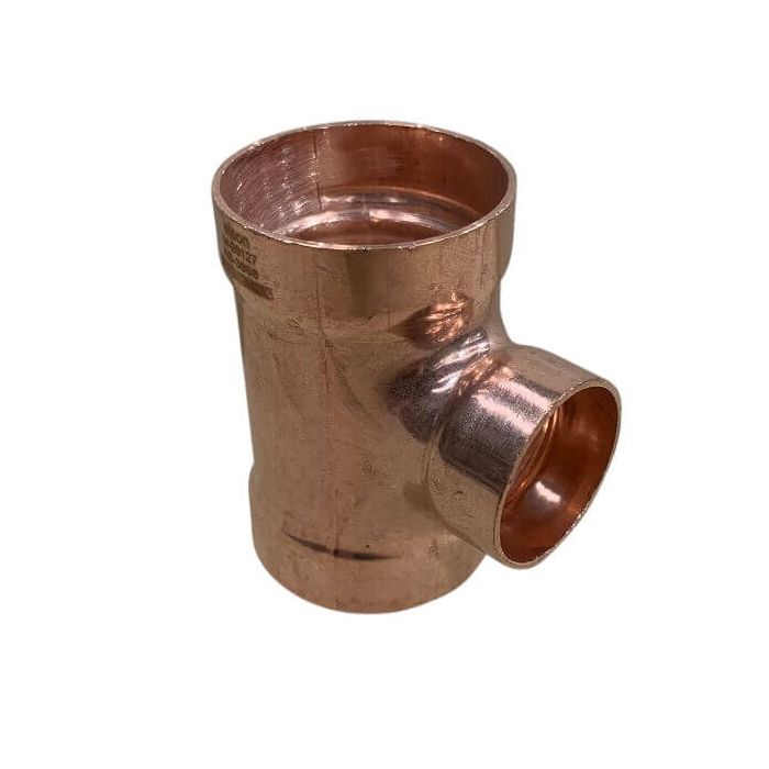 40mm X 25mm Copper Tee Reducing High Pressure Capillary 