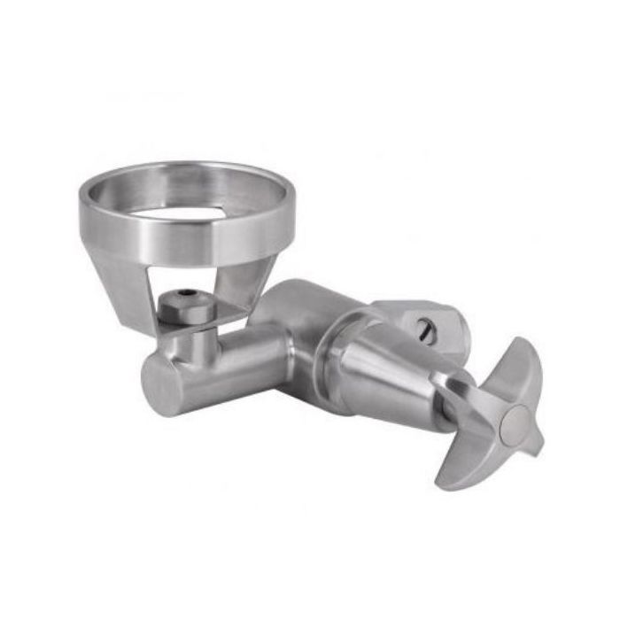 Cam Action Bubbler Metal Mouthguard 45 Degree Stainless Steel T3MSSBUB45C 