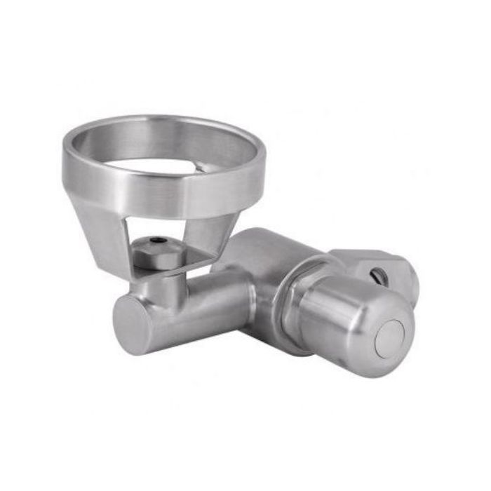 Push Button Bubbler Metal Mouthguard 45 Degree Stainless Steel T3MSSBUB45P 