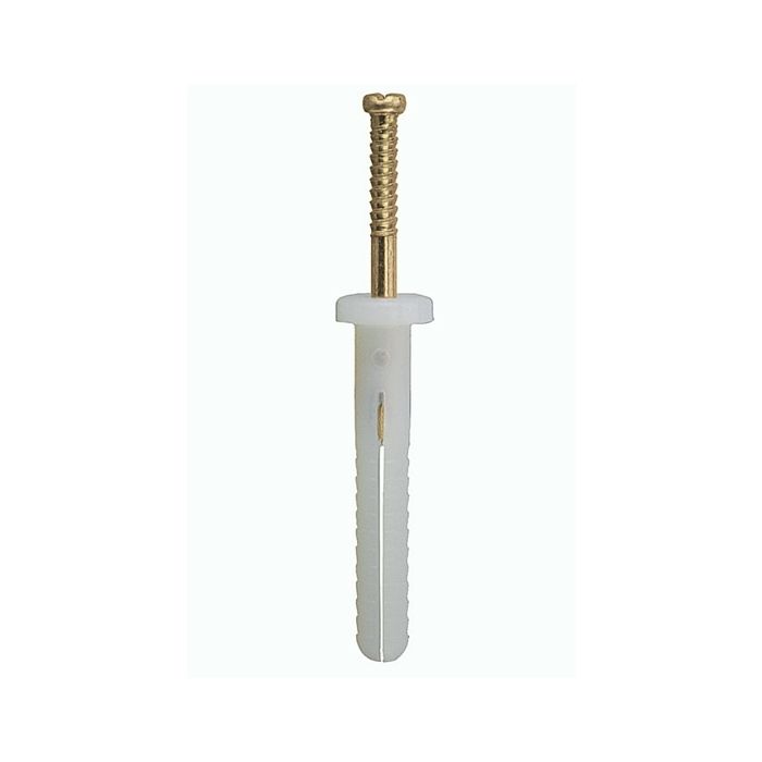 5mm X 40mm Nylon Anchor Round Head Pk100