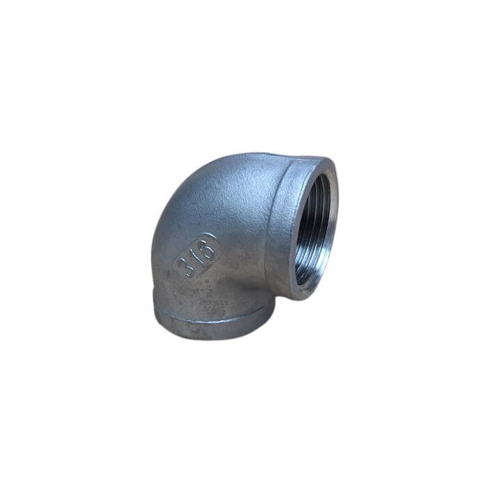 6mm 1/4" Elbow F&F 90 Degree BSP Stainless Steel 316 150lb 
