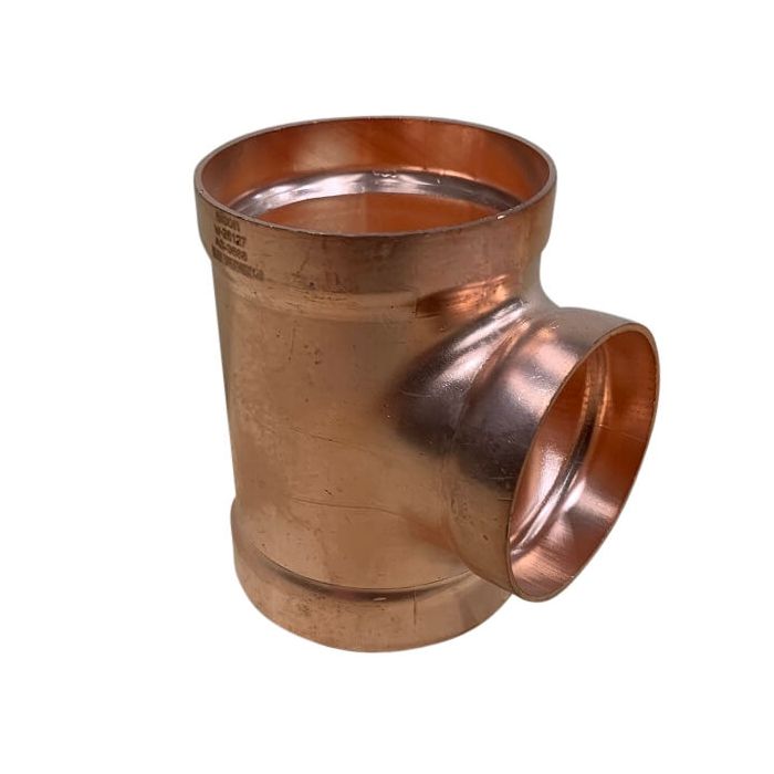 80mm X 50mm Copper Tee Reducing High Pressure Capillary 