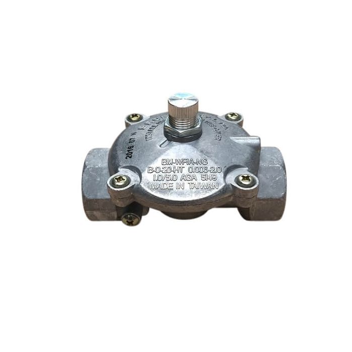 Appliance Regulator Natural Gas 15mm 1/2" Bsp 78 Mj-Hr Bromic 6160595
