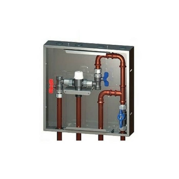 AVG Thermostatic Mixing Valve in Stainless Box TMV15BP-PIB Bypass 