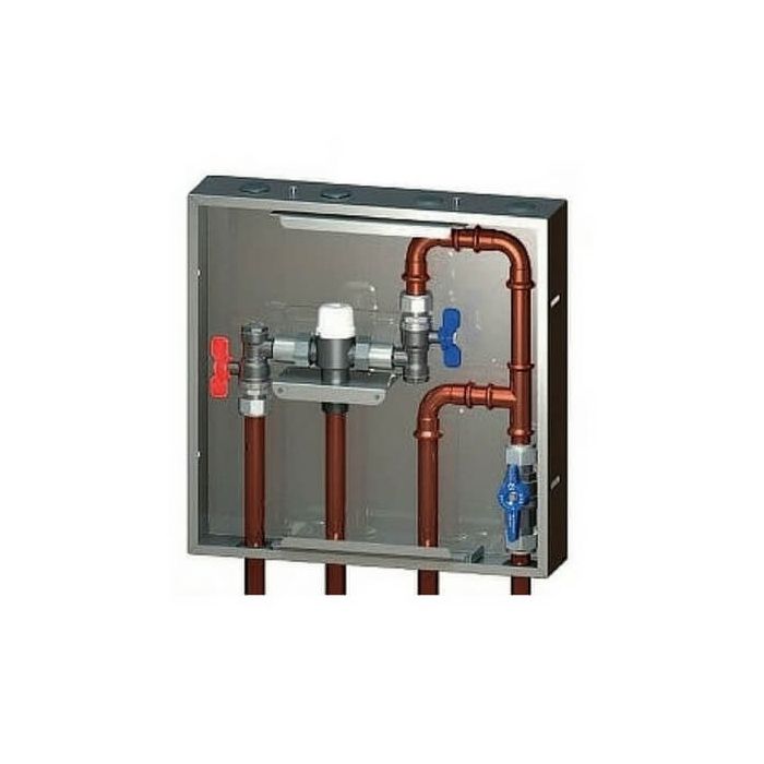 AVG Thermostatic Mixing Valve in Stainless Box TMV20BP-PIB Bypass 