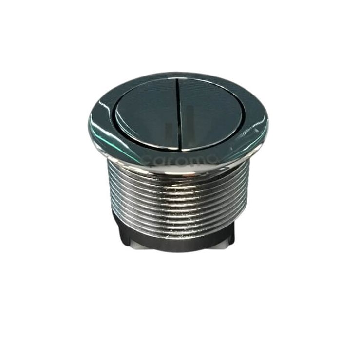 Caroma Round Cistern Button & Bezel Dual Flush Chrome 416010C  