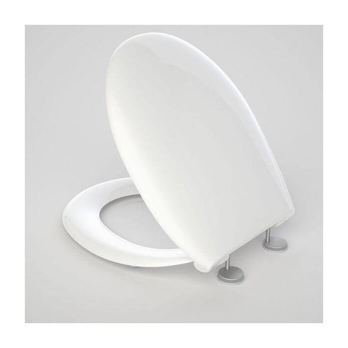 Caroma Caravelle Care Toilet Seat White Double Flap 254008W 