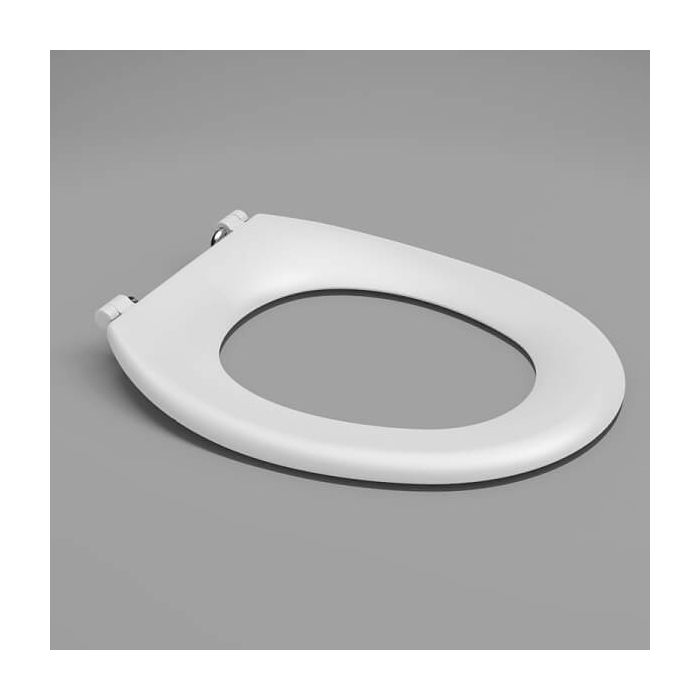 Caroma Caravelle Care Toilet Seat White Single Flap 254007W 