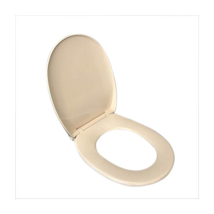 Caroma Caravelle Normal Close Toilet Seat Ivory Quick Release Plastic Hinges 254002I 