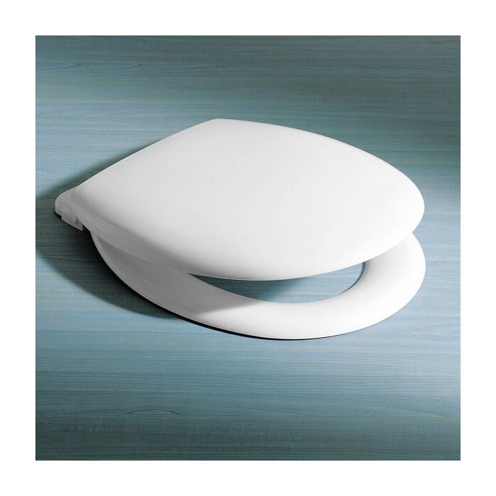 Caroma Caravelle Soft Close Toilet Seat White Quick Release Plastic Hinges 254003W 