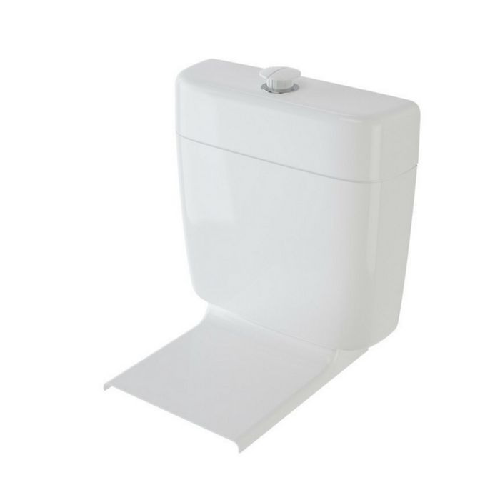 Caroma Cosmo II Care Dual Flush Connector Toilet Cistern & Seat 4.5/3 Litre 235019W