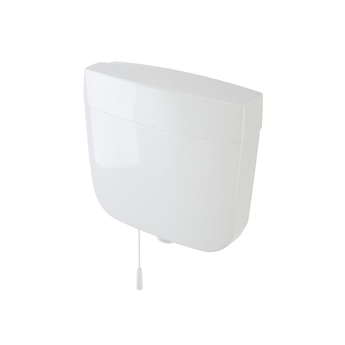 Caroma Slimline Pull Cord Urinal Cistern Single Flush Plastic 233031W