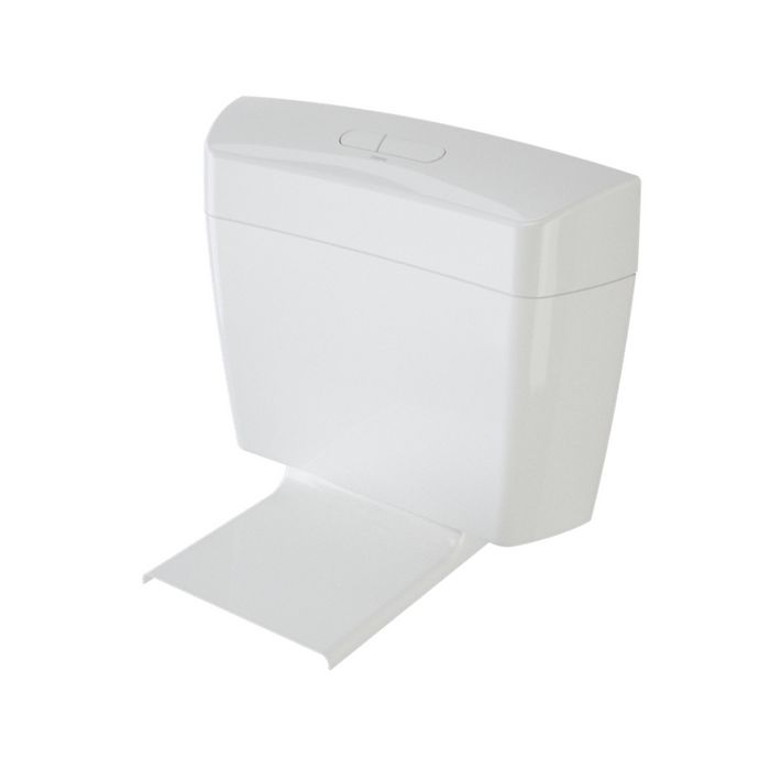 Caroma Uniset II White Dual Flush Connector Toilet Cistern & Seat 6/3 Litre 247001W