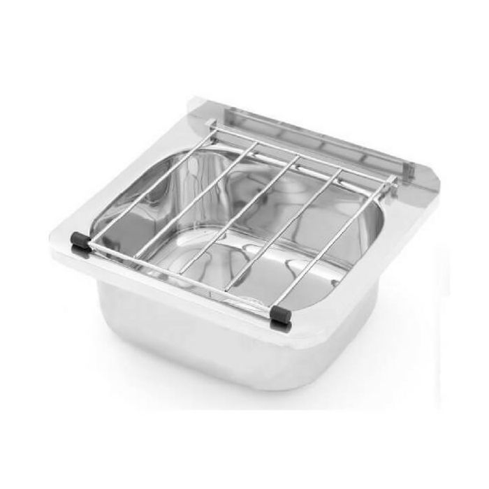 Cleaners Sink Stainless Steel With Grate & Brackets AB-CS-B 