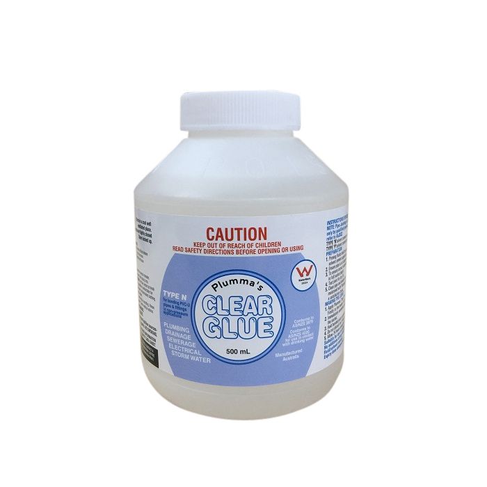 Clear Solvent Cement Type N Non Pressure 500ml