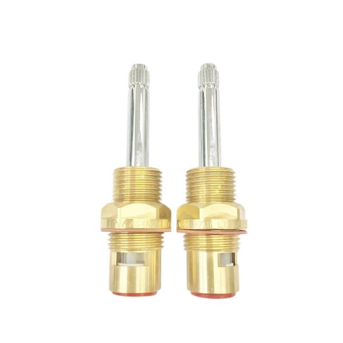 Dorf 1/2 Turn Basin Tap Spindles Ceramic Disc Cross Handle 20 Teeth Chrome 2838.04