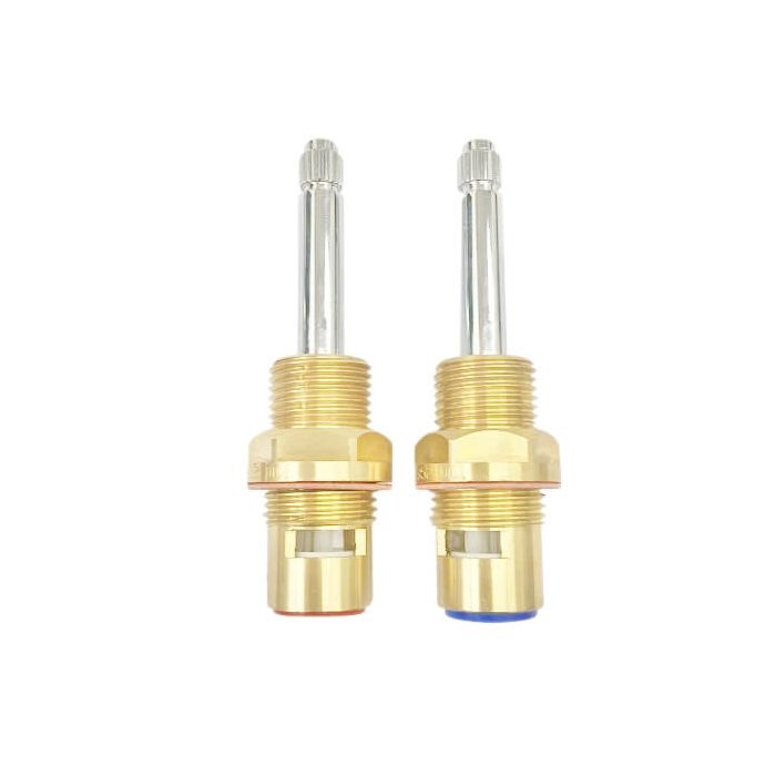 Dorf 1/2 Turn Basin Tap Spindles Ceramic Disc Lever Contra Turn 20 Teeth Chrome 6477.04