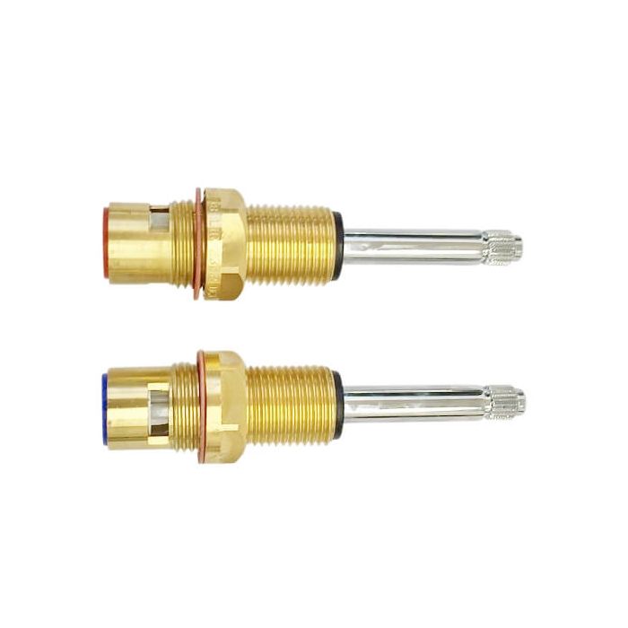 Dorf 1/2 Turn Wall Tap Spindles Ceramic Disc Lever Contra Turn 20 Teeth Chrome 6478.04