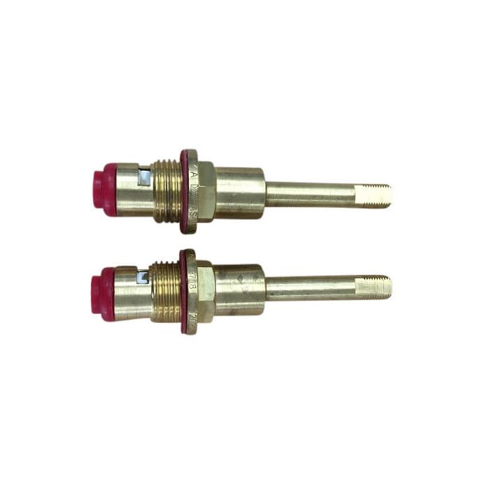 Easytap TZ2009 1/4 Turn Dorf Wall Spindles Ceramic Disc Flat Sided Brass