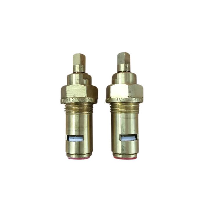 Easytap TZ2016 1/2 Turn Irwell Australis Basin Spindles Ceramic Disc Square Top Brass