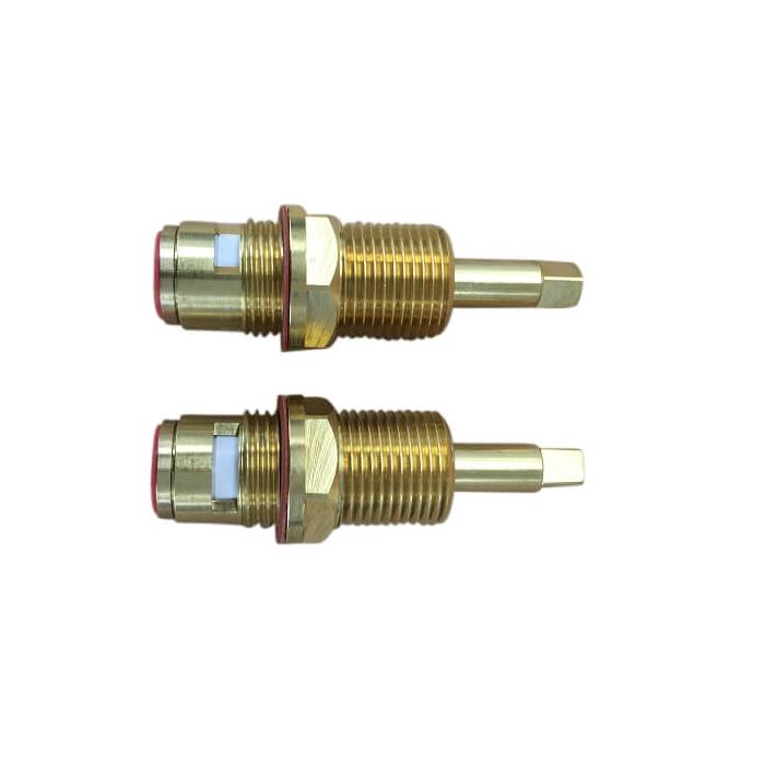 Easytap TZ2018 1/4 Turn Irwell Australis Wall Spindles Ceramic Disc Square Top Brass