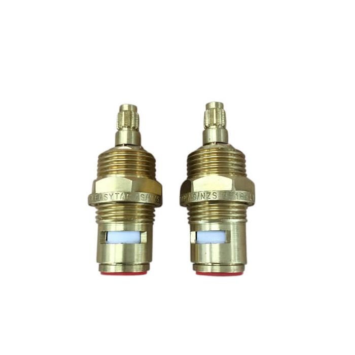 Easytap TZ2019 1/4 Turn Irwell Colonial Basin Spindles Ceramic Disc 12 Teeth Brass