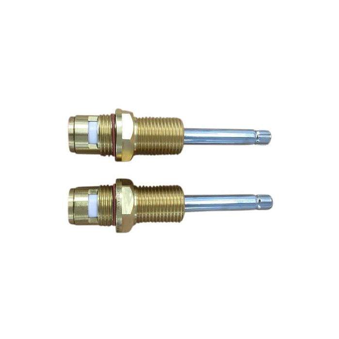 Easytap TZ2038 1/4 Turn Caroma Retro Wall Spindles Ceramic Disc 6 Teeth Chrome