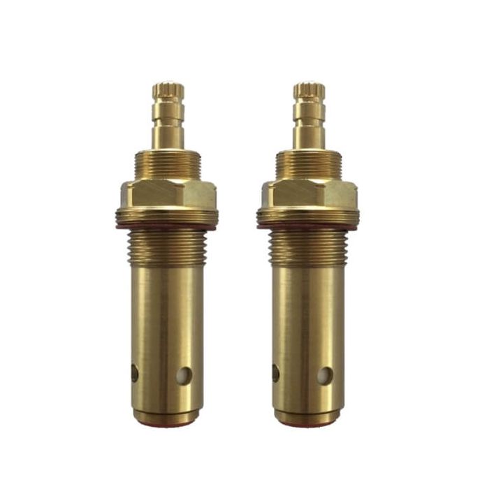 Easytap TZ2044CON 1/4 Turn Donson Basin Spindles Lever Contra Deep Seat 16 Teeth Brass
