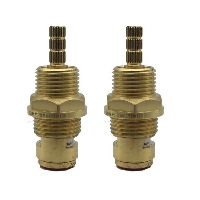 Easytap TZ2057-3 1/4 Turn Tap Spindles 65mm Clockwise Close 20 Teeth (Pair) 