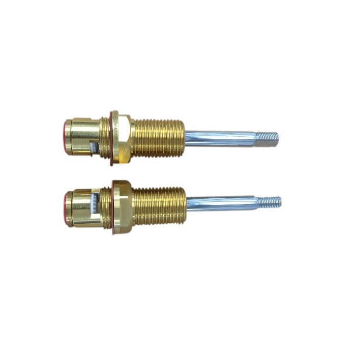 Easytap TZ3010A 1/2 Turn Dorf Wall Spindles Ceramic Disc Flat Sided Chrome