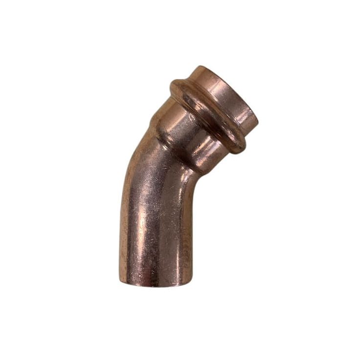 32mm Elbow 45 Deg Male x Female Water Copper Press