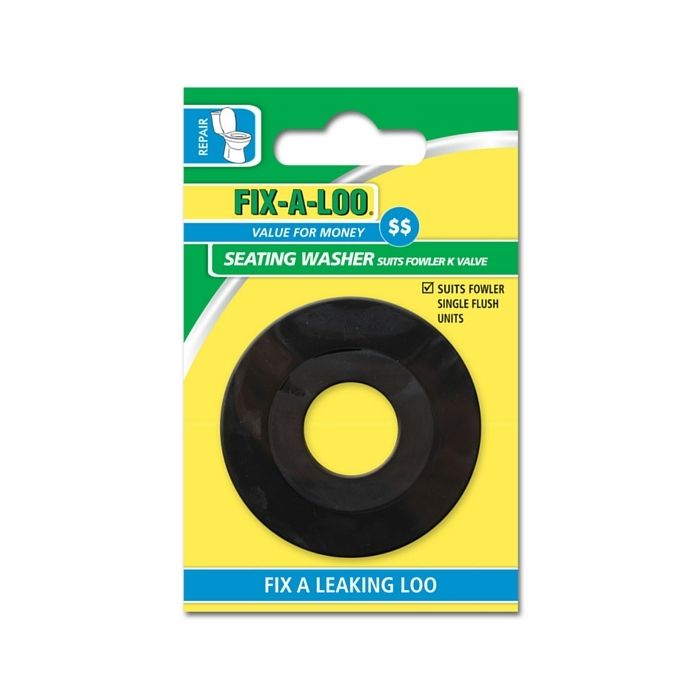 Fixaloo Fowler K Valve Seating Washer Black (Card) 226280