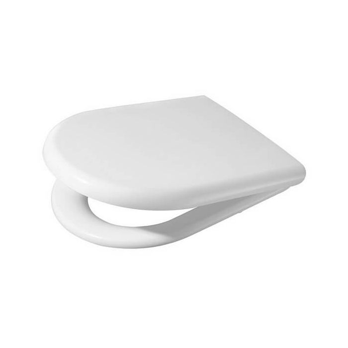 Fowler Newport Toilet Seat White Soft Close Stainless Hinges 813007W 