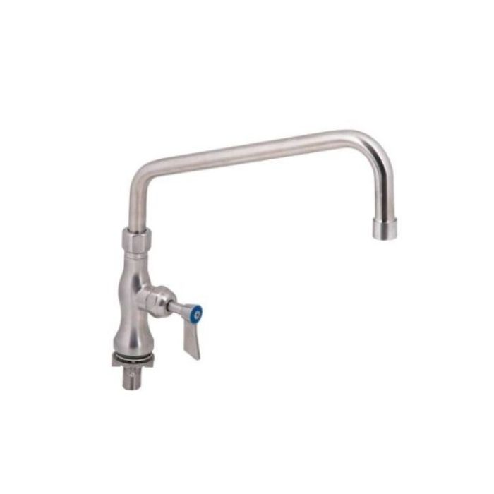 Guardian Single Hob Mount Tap With 6" Swivel Spout Stainless T-3MSH06