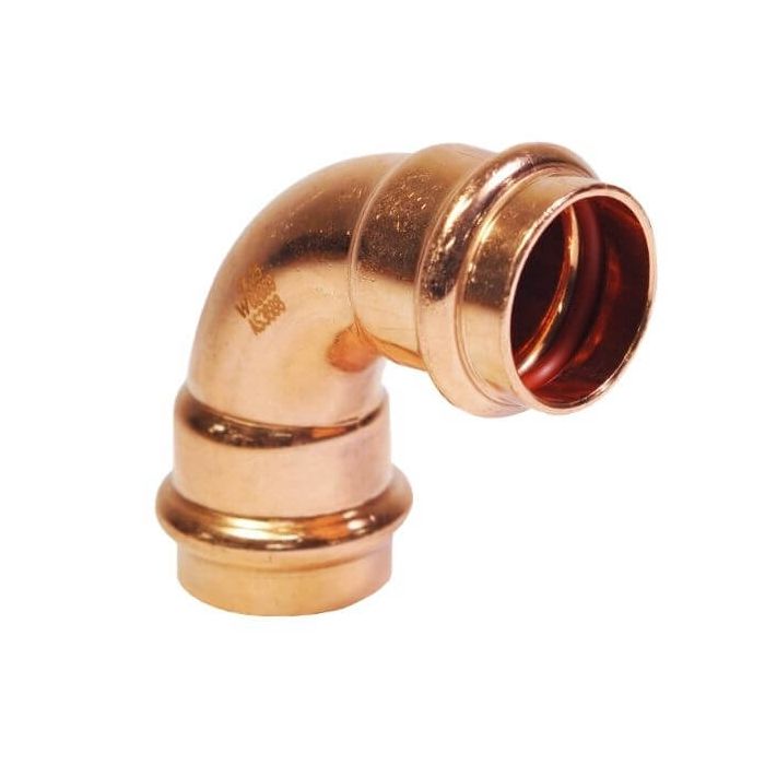 25mm High Temp Solar Elbow 90 Deg Water Copper Press