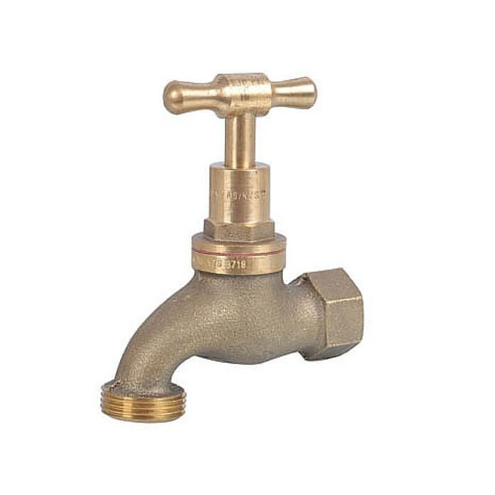 Hose Bib Brass Female Tee Head 15mm