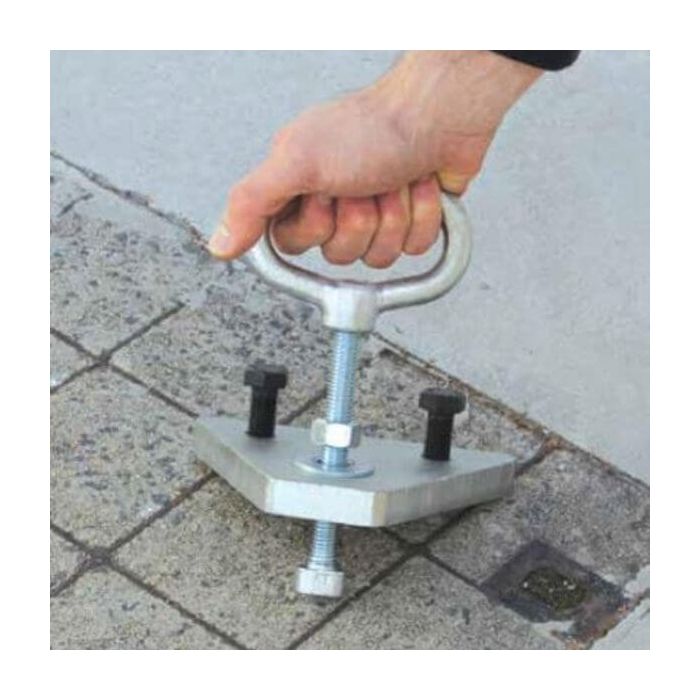 Plumtool Manhole Cover Heavy Duty Gatic Lifter D Handle PTGL9781