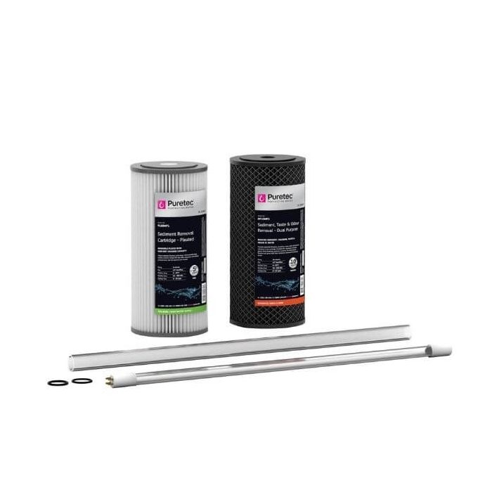 Puretec HR-G6R1 Filter & UV Maintenance Kit Suit Hybrid G6 & R1 10"