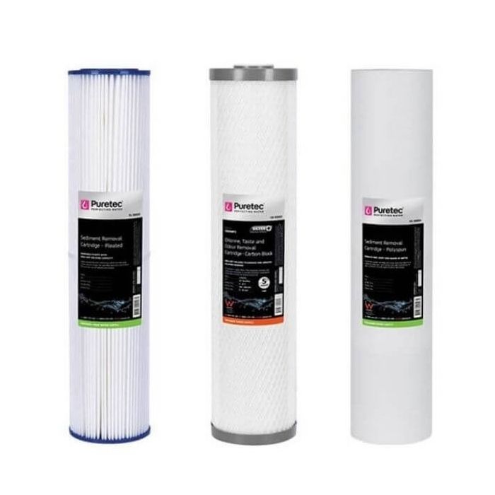 Puretec Hybrid G13 & R11 Triple Filter Cartridge Kit PL05MP2 - CB05MP2 - PX01MP2 20" 