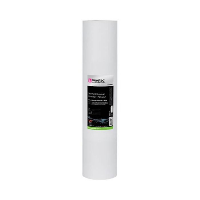 Puretec PX05MP2 Polyspun Sediment Water Filter Cartridge 4.5" x 20" 5 Micron 