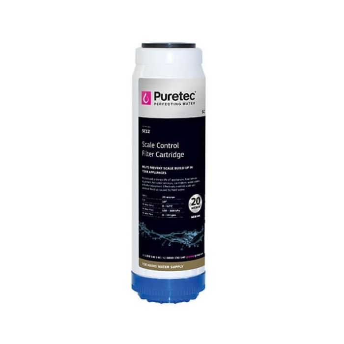 Puretec SC12 Scale Control Media Water Filter Cartridge 2.5" X 10" 