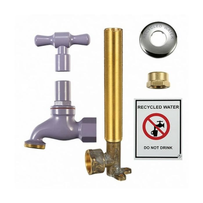 Recycled Lilac Water Kit 18mm With Extended Lugged Elbow RW19K