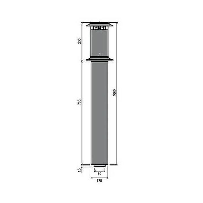 Rinnai FFROOFCOWL Vertical Flue Terminal