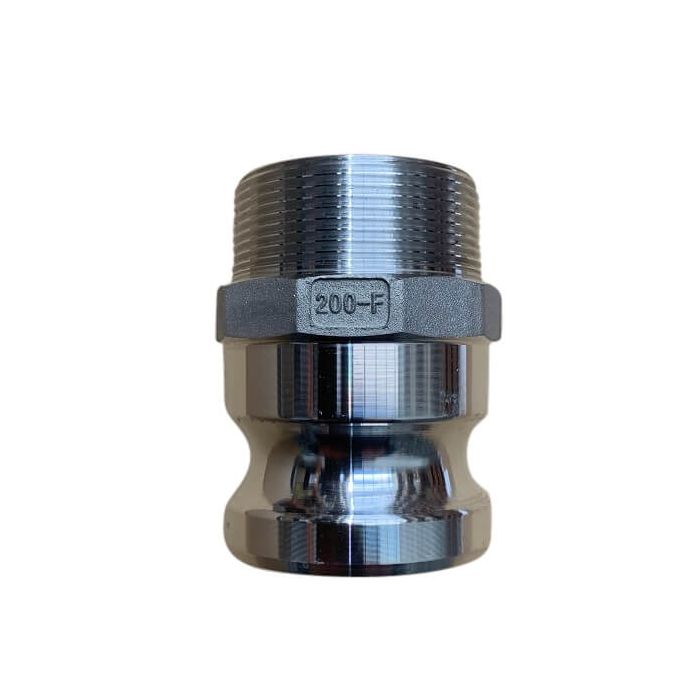 40mm Type F Camlock Male Adaptor to Male BSP Coupling Alloy